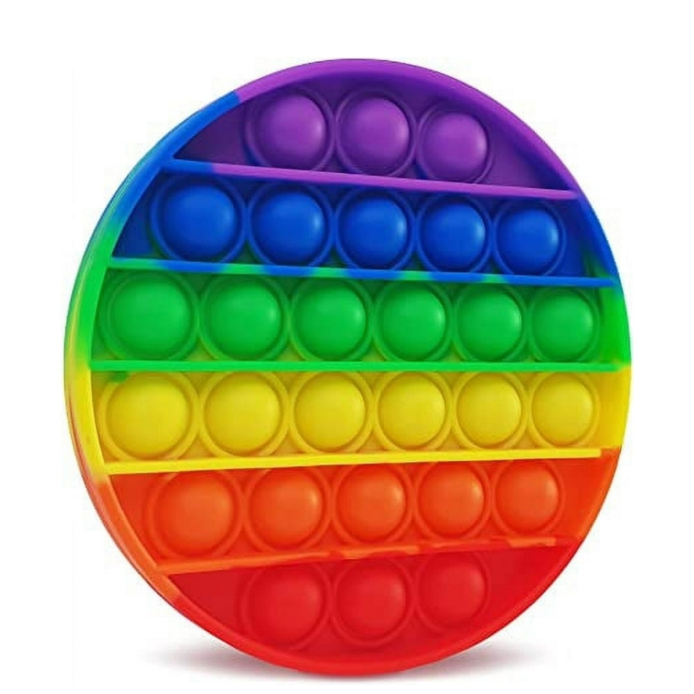 💣10 For $25💣♡Pop Pop Poppers Rainbow Circle - Sensory Toys